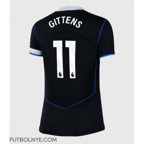 Camiseta Chelsea Jamie Gittens #11 Tercera Equipación para mujer 2025-26 manga corta